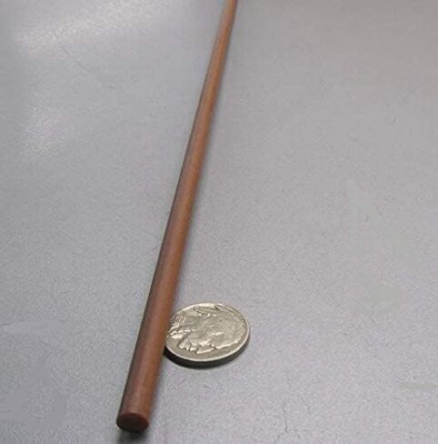 Micarta xx Paper Paperlic Round Rod 1/4 "(.250") القطر × 48 "طول 4 وحدات 16 قدمًا المجموع in Saudi Arabia