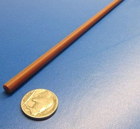 Micarta xx Paper Paperlic Round Rod 1/4 "(.250") القطر × 48 "طول 4 وحدات 16 قدمًا المجموع in Saudi Arabia