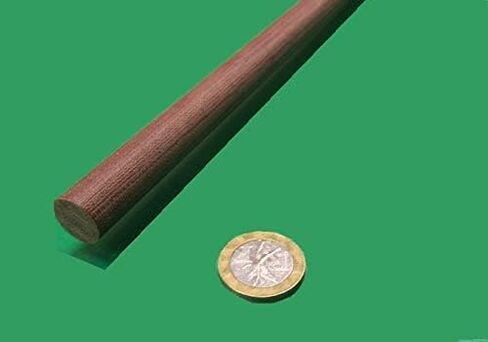 Micarta Canvas Ce Phenolic Round Rod .562 "(9/16") القطر × 48 "طول 2 وحدات 8 أقدام المجموع in Saudi Arabia