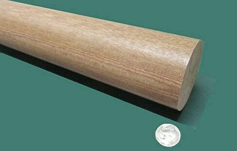 Micarta Canvas CE Phenolic Round Rod 2.50 "(2-1/2") القطر × 48 "طول 1 وحدة in Saudi Arabia