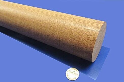 Micarta Canvas CE Phenolic Round Rod 2.50 "(2-1/2") القطر × 48 "طول 1 وحدة in Saudi Arabia