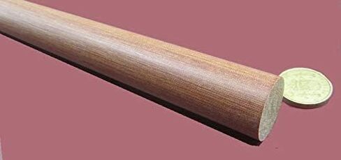 Micarta Canvas CE Phenolic Round Rod 1.25" (1-1/4") Diameter x 48" Length 1 Unit in Saudi Arabia