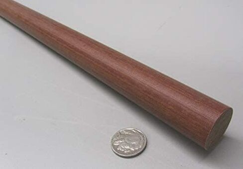 Micarta Canvas CE Phenolic Round Rod 1.25" (1-1/4") Diameter x 48" Length 1 Unit in Saudi Arabia