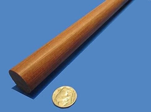 Micarta Canvas CE Phenolic Round Rod 1.25" (1-1/4") Diameter x 48" Length 1 Unit in Saudi Arabia