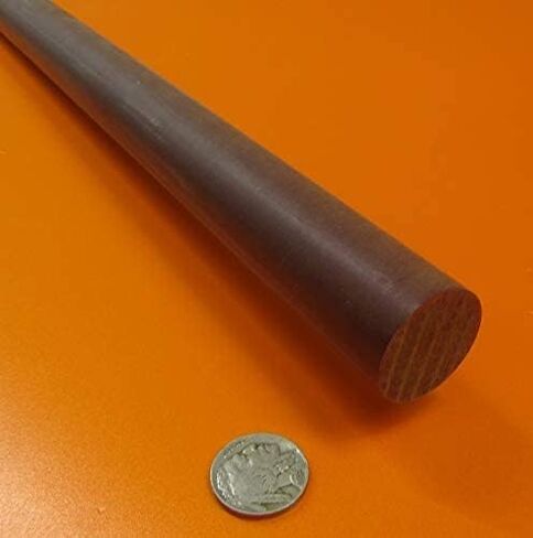 Micarta XX Paper Round Round Rod 1-1/4 "(1.25") القطر × 48 "طول 1 وحدة in Saudi Arabia