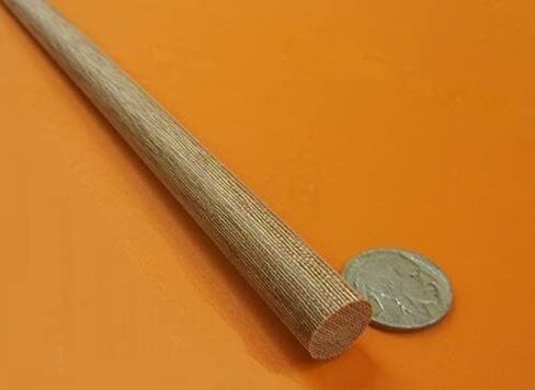 Micarta Canvas CE Phenolic Round Rod .500 "(1/2") قطر × 48 "طول 2 وحدات 8 أقدام in Saudi Arabia