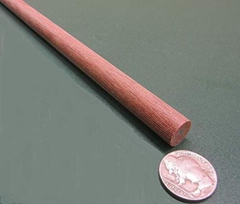 Micarta Canvas CE Phenolic Round Rod .500 "(1/2") قطر × 48 "طول 2 وحدات 8 أقدام in Saudi Arabia