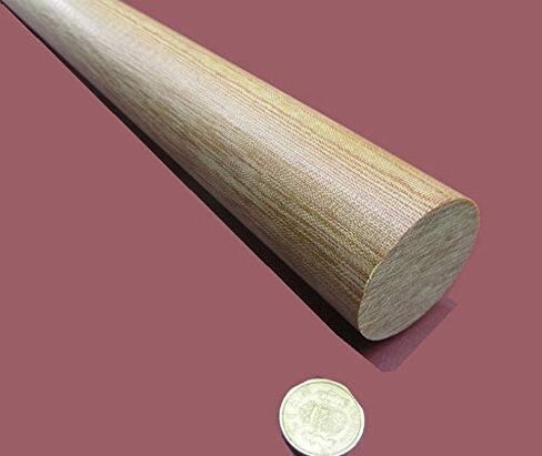 Micarta Canvas CE Phenolic Round Rod 2.00" (2") Diameter x 48" Length 1 Unit in Saudi Arabia