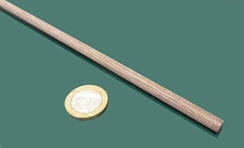 Micarta Canvas Ce Phenolic Round Rod .250 "(1/4") القطر × 48 "طول 5 وحدات 20 قدم in Saudi Arabia