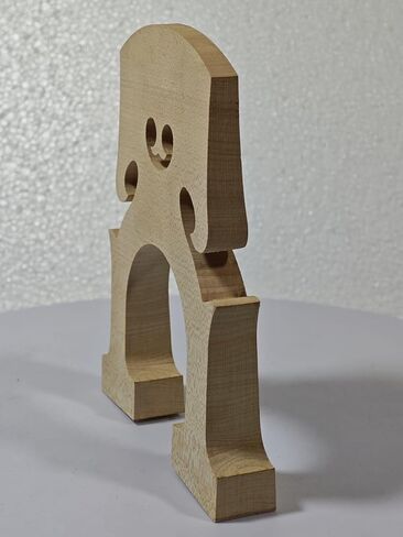 3/4 Upright Bass Bridge, Double Bass Bridge, Natural Maple Wood, Smooth, Durable, Handcrafted, Replacement Upright Bass Parts (3/4 size) in Kuwait