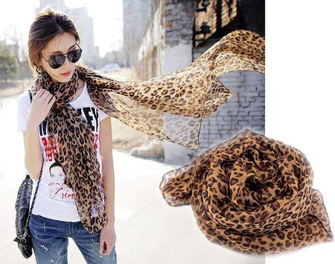 Chiffon Scarf for Women Long Shawl Wrap Festival Neck Scarf Flag Scarf ZWJ03 in Saudi Arabia