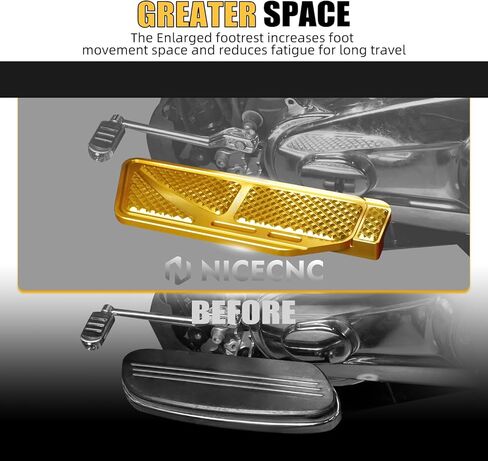 أقدام القدم السوداء ركوب القدمين تمتد للأحذية المتسابق المتوافقة مع Harley Cvo Road Glide Fltrxse 2018-2022 ، Electra Glide Classic FLHTC 1987-2013 ، بديل لـ 50502250/50502251 ، انظر الملاءمة in Kuwait