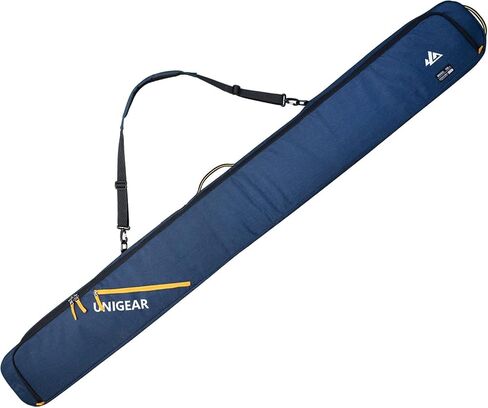 Unigear Ski Bag for Air Travel, 360° Fully Padded Protection, Water-Resistant and Durable up to 192cm for Snow Air Travel Transport in Saudi Arabia