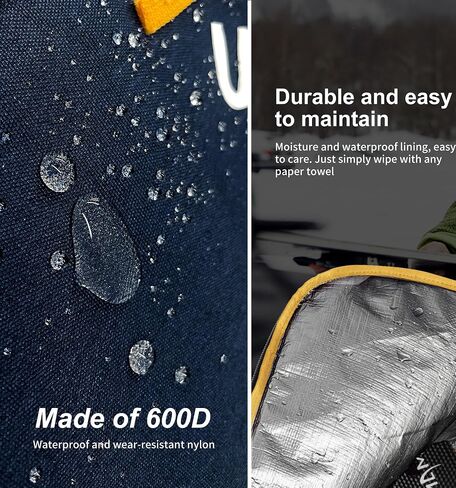 Unigear Ski Bag for Air Travel, 360° Fully Padded Protection, Water-Resistant and Durable up to 192cm for Snow Air Travel Transport in Saudi Arabia