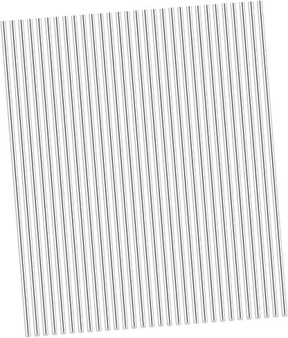 30Pcs 1mm x 406mm Aluminum Rod,16 Inch(406mm) Long 1/25 Inch(0.04"-1.016mm) Diameter Aluminum Round Rod Metal Bar Solid Stick for DIY Craft, New Lathe Bar. in Kuwait