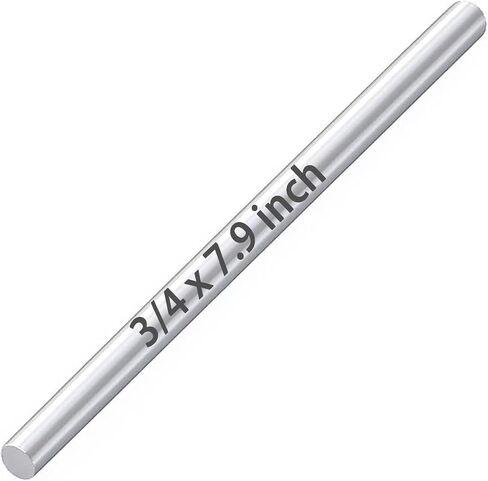 1PCS Aluminum Rod 3/4 inch Aluminum Round Bar Stock 6061 Solid Extruded Lathe Bar Stock Aluminums Round Rod 7.9 inch Round for Industrial, DIY Craft in Saudi Arabia