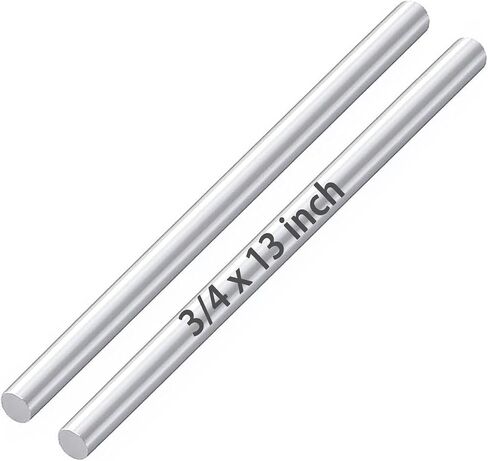 1PCS Aluminum Rod 3/4 inch Aluminum Round Bar Stock 6061 Solid Extruded Lathe Bar Stock Aluminums Round Rod 7.9 inch Round for Industrial, DIY Craft in Saudi Arabia