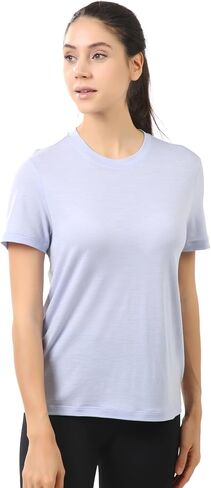 innotree Merino Wool T Shirts Women, Odor-Resistant Crew Neck Tops Short Sleeve Base Layer for Outdoor Travel Hiking T Shirts in Kuwait