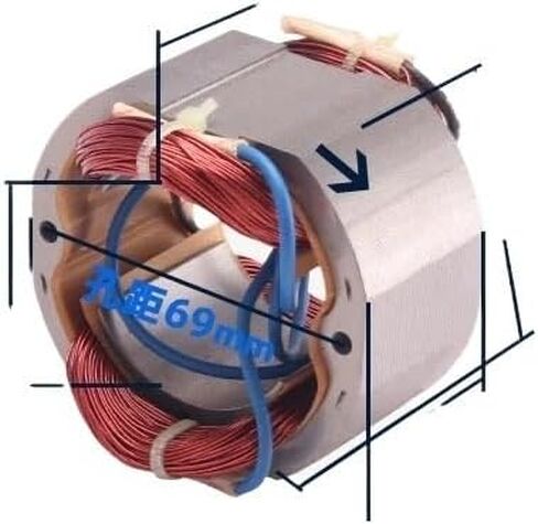 CAARLA AC220-240V 7018B PRATIONS Armature Stator For7018B سلسلة متسلسلة متسلسلات مرساة قم بمسح قمم البديل (مع المحمل) in Kuwait