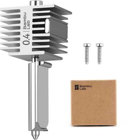 Bamboo Lab Original A1 Mini,A1 Stainless Steel Hotend Kit with 0.4mm Harden Steel Nozzle, All Metal Extruder Hot End, Heating Block Replacement in Kuwait