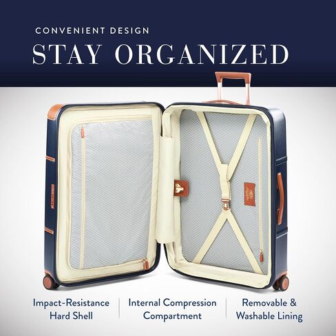 Bric's Bellagio Spinner Trunk - 21"- Luxury Bags for Women and Men - TSA Approved Luggage - Cream in Saudi Arabia