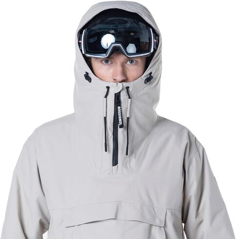 Rossignol Men's Snowboard Anorak Waterproof Windproof Ventilated Relaxed Fit Insulated 1/4 Zip Jacket with Multiple Pockets in Saudi Arabia