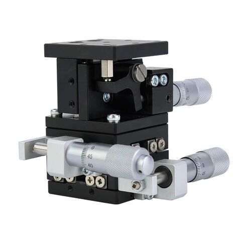 40 × 40 مم XXYZ 3AXIS المرحلة الخطية الدقيقة الدقيقة ، منصة إزاحة سبيكة الألومنيوم ، منصة انزلاق الجدول المنزلق للأدوات البصرية ، معدات قياس in Kuwait