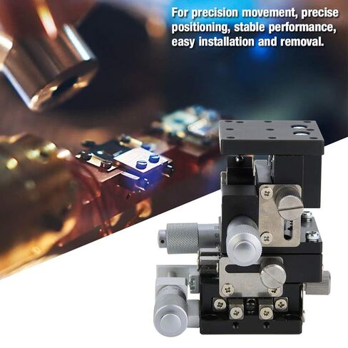 40 × 40 مم XXYZ 3AXIS المرحلة الخطية الدقيقة الدقيقة ، منصة إزاحة سبيكة الألومنيوم ، منصة انزلاق الجدول المنزلق للأدوات البصرية ، معدات قياس in Kuwait