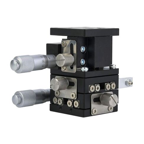 40 × 40 مم XXYZ 3AXIS المرحلة الخطية الدقيقة الدقيقة ، منصة إزاحة سبيكة الألومنيوم ، منصة انزلاق الجدول المنزلق للأدوات البصرية ، معدات قياس in Kuwait