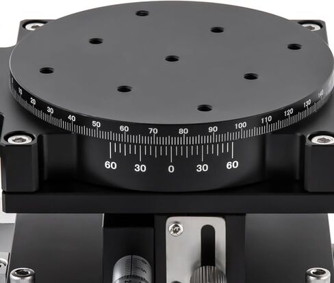 Precision Linear Stage, Cross Roller Bearing Stage Platform, Multi-Axis Manual Linear Position Stage Table ±0.01mm, Laboratory 5kg Load Suitable for Optical Instruments, Measuring Equipment in Saudi Arabia