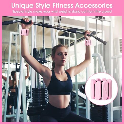 أوزان معصم ، 2PACK أوزان يمكن ارتداؤها في الكاحل للنساء والرجال ، ذراع قابلة للتعديل وأوزان الساق ، أساور مرجحة للسيليكون للمشي بيلاتيس اليوغا الجريئة للرقص 2LB in Kuwait