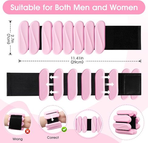 أوزان معصم ، 2PACK أوزان يمكن ارتداؤها في الكاحل للنساء والرجال ، ذراع قابلة للتعديل وأوزان الساق ، أساور مرجحة للسيليكون للمشي بيلاتيس اليوغا الجريئة للرقص 2LB in Kuwait