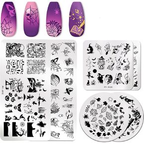 6Pcs Christmas Nail Stamping Plates,Winter Holiday Snowflake Nail Stamper Template Kit Xmas Snowman Nail Stencils Christmas Tree Santa Claus Elk Design Nail Decorations Nail Supplies for Women Girls in Saudi Arabia