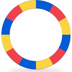 AW Trampoline Mat & Pad Replacement Kit with 72 V-Hooks Fits 14 ft Trampoline Frame Multi-Color/Blue/Green in Kuwait