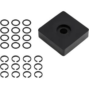 12 مجموعات 3/8 "التأثير الاحتفاظ بحلقات احتكاك مقطع مؤثر مع حلقة O ، بما في ذلك أداة تثبيت حلقة التجنيب المتوافقة مع وجع التأثير الكهربائي والهواء المضغوط in Kuwait