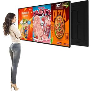 شاشة رقمية 32 بوصة ، 700nits عالية السطوع اللمسات اللمسات الرقمية الداخلية ، شاشة الإعلانات LCD ، CMS/USB/WIFI/PORT in Kuwait