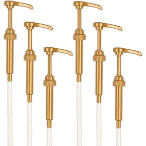 مضخة شراب القهوة الذهبية لزجاجات Starbucks 1 لتر (33.8 أوقية) (حزمة 6) in Kuwait