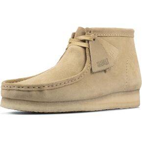 Clarks Mens Wallabee Boot Blue Suede | 26181134 in Kuwait