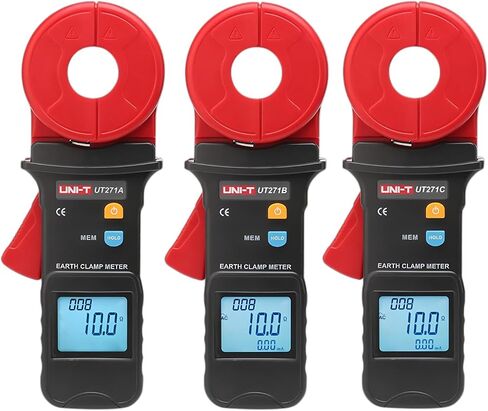 UNI-T UT271A UT271B UT271C Ground Resistance Tester Clamp Ammeter AC Leakage Current Clamp Meter Data Storage(UT271B) in Saudi Arabia