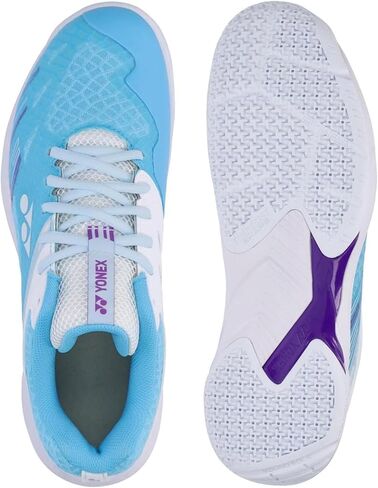 YONEX Men's Power Cushion Cascade Accel Badminton Shoes - Lightweight High-Performance Indoor Court Shoes w/Shock Absorption, White/Navy, 10.5 in Saudi Arabia