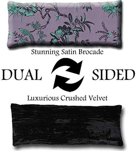 Handmade Luxe Serenity Eye Pillow - All-Natural Flaxseed - Unscented or Lavender Scented – Weighted Eye Mask for Yoga, Meditation, Hot & Cold Therapy in Saudi Arabia