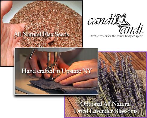 Handmade Luxe Serenity Eye Pillow - All-Natural Flaxseed - Unscented or Lavender Scented – Weighted Eye Mask for Yoga, Meditation, Hot & Cold Therapy in Saudi Arabia