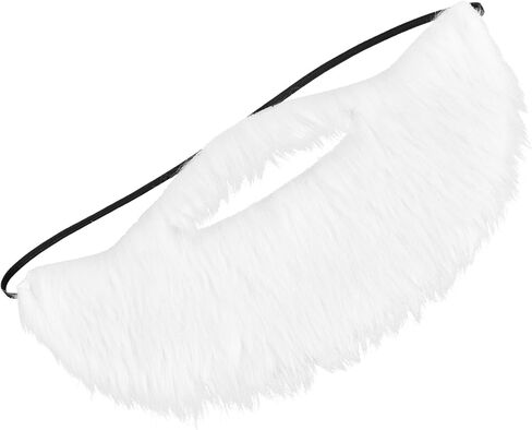 Fake Mustache Brown Fake Beard Costume Elastic Fakes Brown Beard Mexican Pirate Detective Mustache for Disguise Male Makeup Halloween Christmas Fiesta Masquerade Party Cosplay 100 Days of School in Kuwait