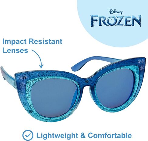 Arkaid Barbie Girls Sunglasses 2 قطعة | يتضمن علبة نظارات Crossbody | UV 400 | حجم واحد يناسب معظم الأطفال in Kuwait