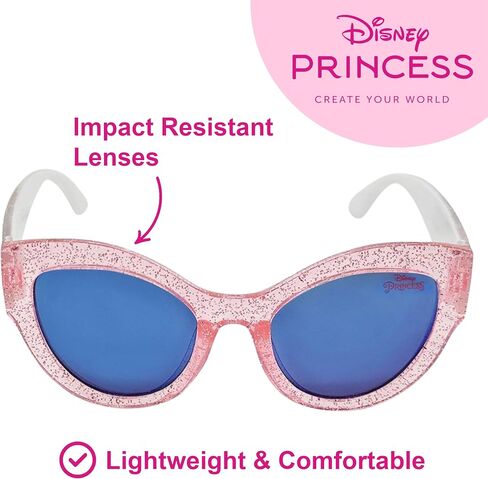 Arkaid Barbie Girls Sunglasses 2 قطعة | يتضمن علبة نظارات Crossbody | UV 400 | حجم واحد يناسب معظم الأطفال in Kuwait