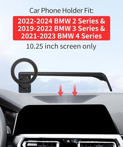 حامل هاتف السيارة للفترة 2014-2021 BMW 2 Series / 2012-2021 BMW 3 Series / 2014-2021 BMW 4 Series Series Clip 8.8 بوصة شاشة ثابت in Kuwait