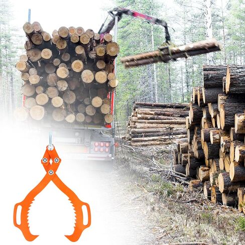 Qwork Huck Duty 18 بوصة لرفع السجل مع 2 خطاف المخلب المسننة | تصارع مخلب الأخشاب لانزلاق الخشب in Saudi Arabia