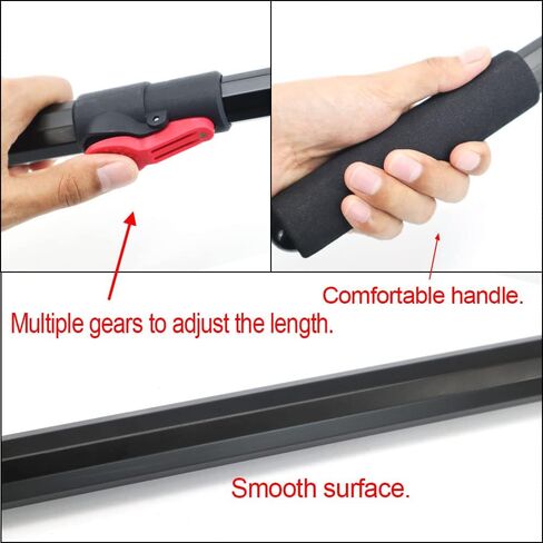 Huaaliuche Telescopic 5ft Pickup Truck Cargo Retriever Hook ، أداة استرداد متعددة القابلة للتمديد ، و Gring Cargo Long Reach لإكسسوارات سرير الشاحنة in Kuwait