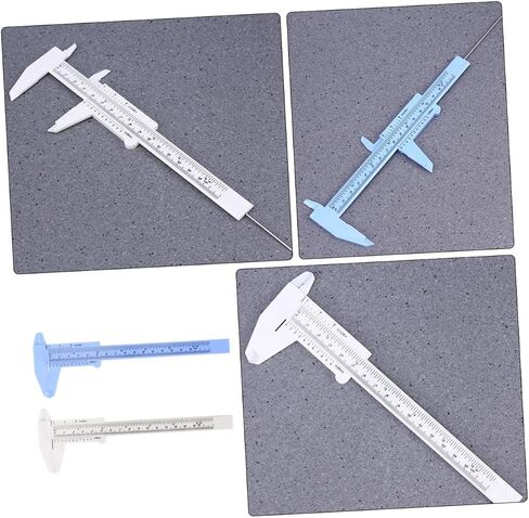 أداة قياس Cabilock 2PCS CALIPER المحمولة للقياسات الدقيقة تصميم سهلة الاستخدام لمختلف التطبيقات المدرسية والمدرسة المنزلية in Saudi Arabia