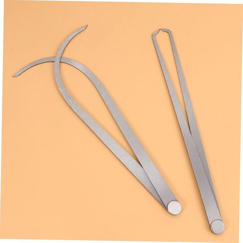 LifeKome 2pcs قياس أداة قياس المسافة الإبداعية للقرائد الخارجية للقياسات الخارجية الداخلية للتصميم المقاوم للفضة in Saudi Arabia